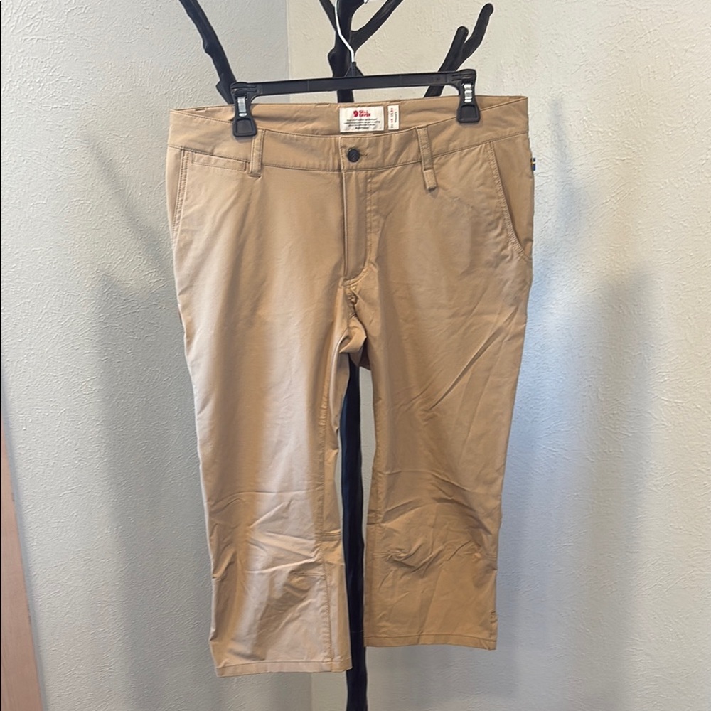 Fjallraven Women’s Tan Women's Abisko Capri Trouser Size 34 US EU 44
